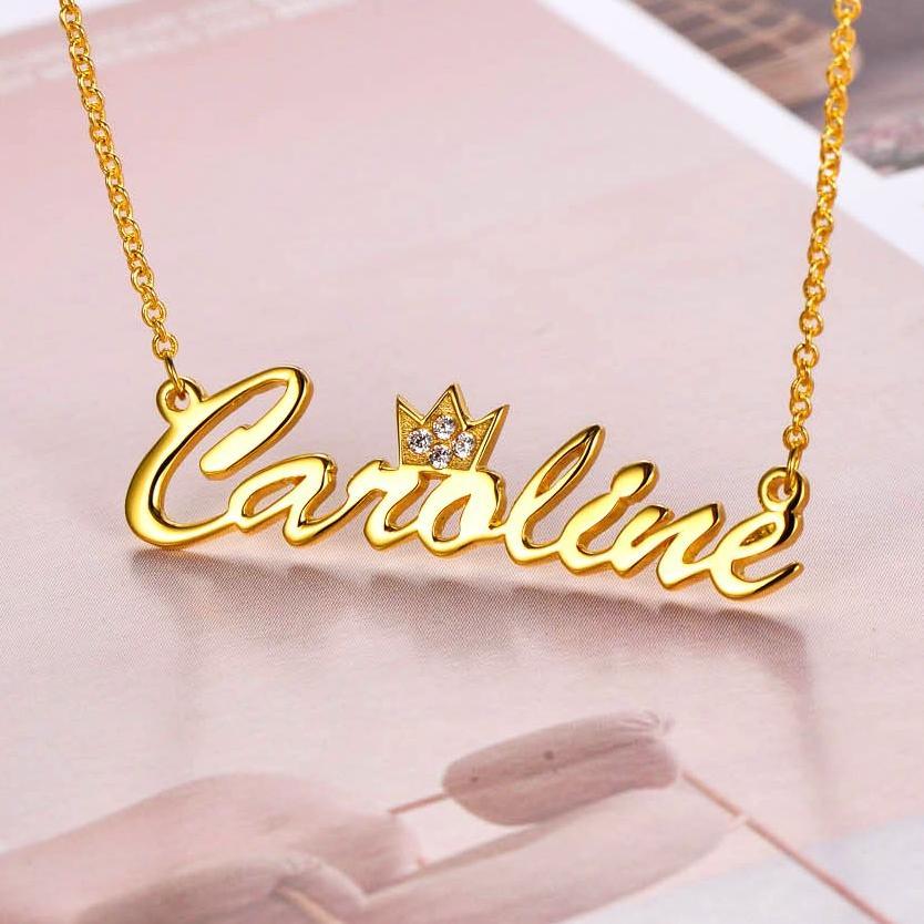 Caroline name store necklace